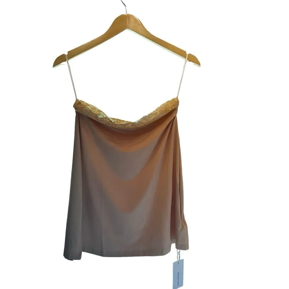 NEW. MANCYFIT Beige Medium Floral Waist Slip. - Picture 6 of 9